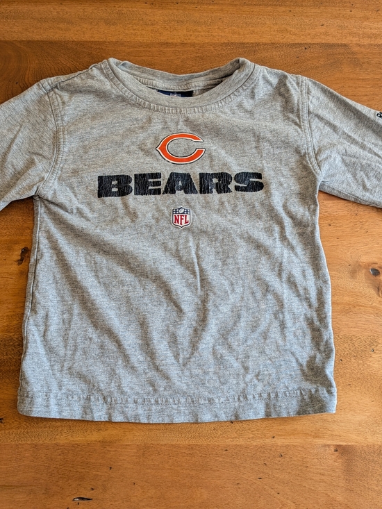 Reebok Nfl Other - Chicago Bears Toddler Boys Gray Long-Sleeve Tee, Size SM (4)